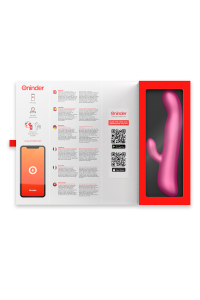 Vibratore rabbit rotante con app Oslo rosa