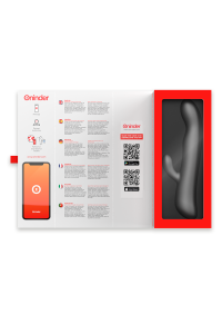 Vibratore rabbit rotante con app Oslo nero
