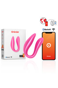 Vibratore per coppia con app Lisbon rosa
