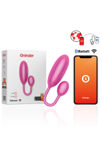 Uovo vibrante con app Denver rosa