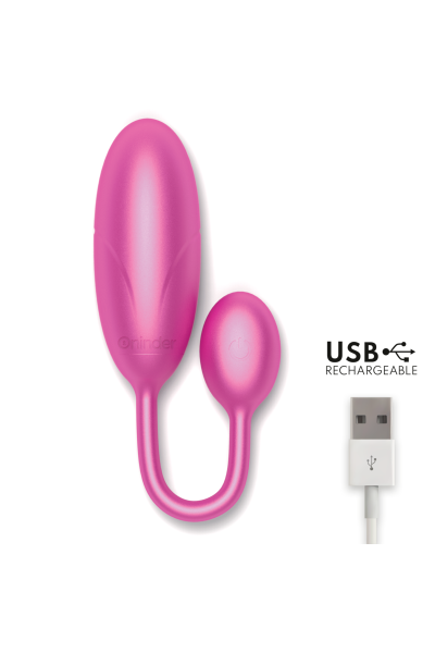 Uovo vibrante con app Denver rosa