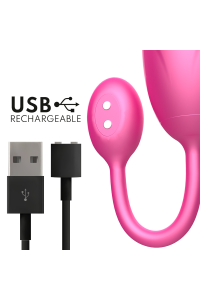 Uovo vibrante con app Denver rosa
