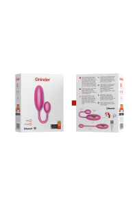 Uovo vibrante con app Denver rosa