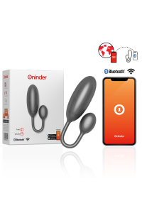 Uovo vibrante con app Denver nero