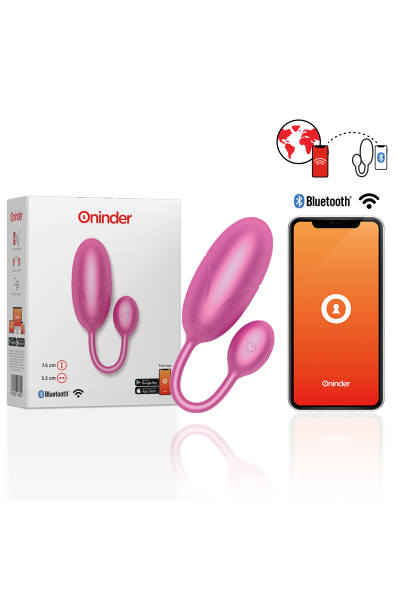 Uovo vibrante con app Tokio rosa