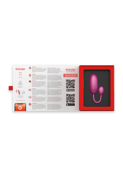 Uovo vibrante con app Tokio rosa