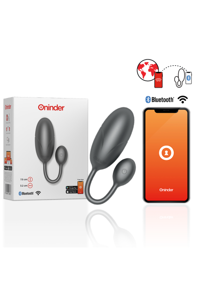 Uovo vibrante con app Tokio nero