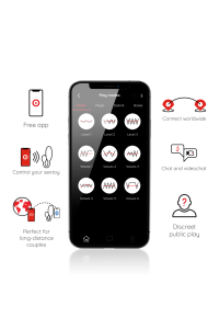 Uovo vibrante con app Tokio nero