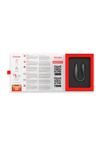 Vibratore per coppia con app Lisbon nero