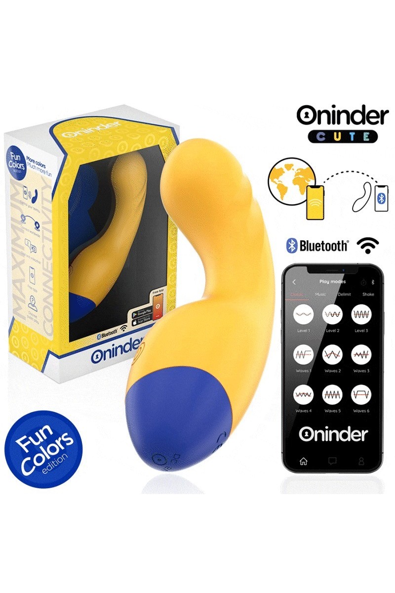 Vibratore punto G con app Fun Colors Cute Master