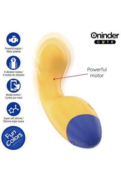 Vibratore punto G con app Fun Colors Cute Master