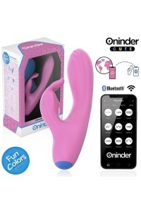 Vibratore rabbit con app Fun Colors Cute rosa