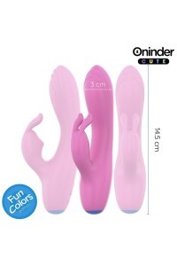 Vibratore rabbit con app Fun Colors Cute rosa