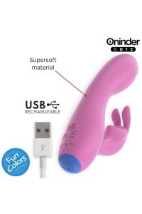 Vibratore rabbit con app Fun Colors Cute rosa