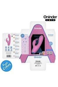 Vibratore rabbit con app Fun Colors Cute rosa