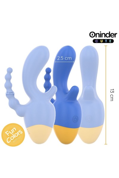 Stimolatore triplo con app Fun Colors Cute