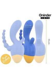 Stimolatore triplo con app Fun Colors Cute