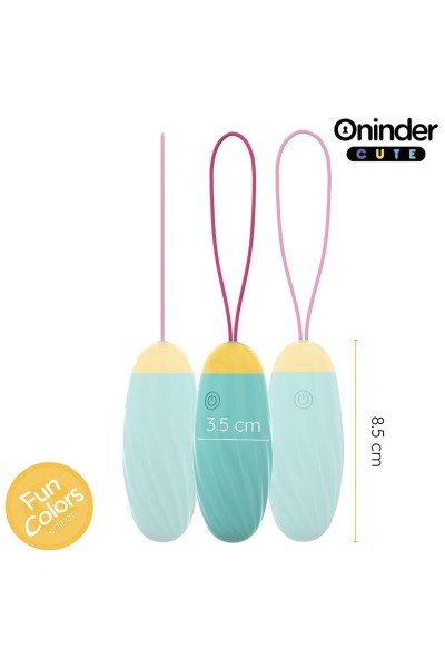 Uovo vibrante con app Fun Colors Cute turchese