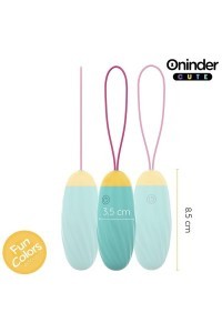 Uovo vibrante con app Fun Colors Cute turchese