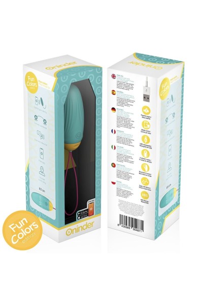 Uovo vibrante con app Fun Colors Cute turchese