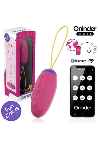 Uovo vibrante con app Fun Colors Cute viola
