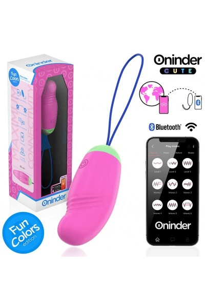 Uovo vibrante con app Fun Colors Cute rosa