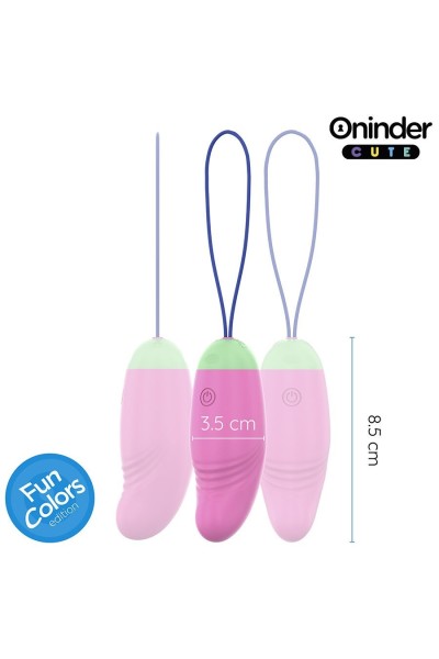 Uovo vibrante con app Fun Colors Cute rosa