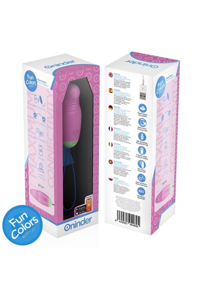 Uovo vibrante con app Fun Colors Cute rosa