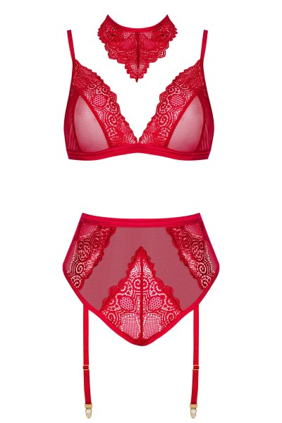 Cristalyn ensemble lingerie - Cherry