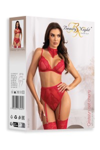 Cristalyn ensemble lingerie - Cherry
